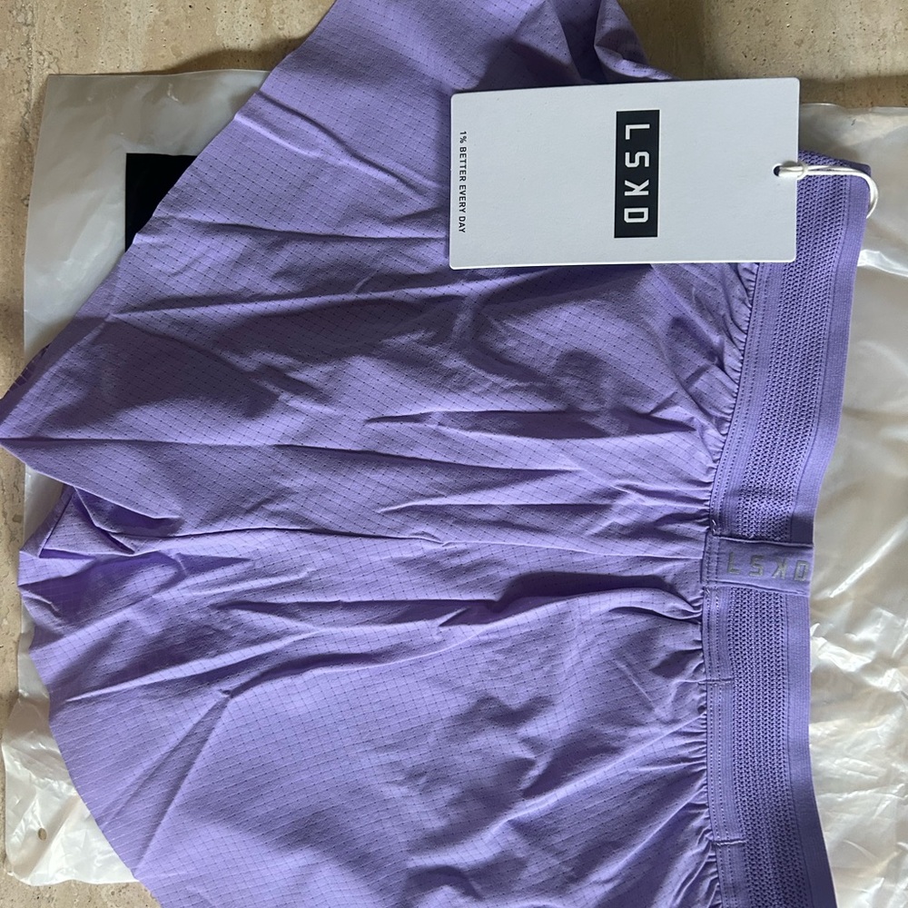 LSKD Accelerate Running Shorts 3” 2XS Violet Ray - Picture 7 of 7